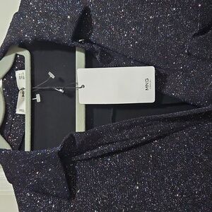 MNG Mango Sparkly Button-down Blouse